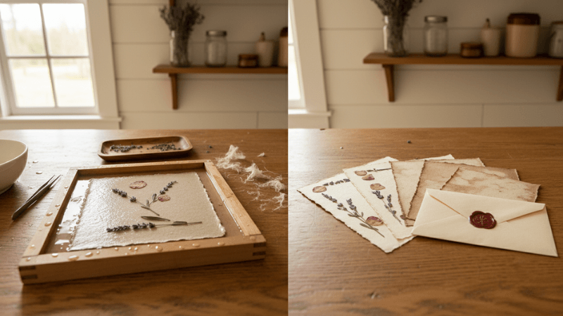 Module 3: Naturally dyed and tinted handmade papers with botanicals